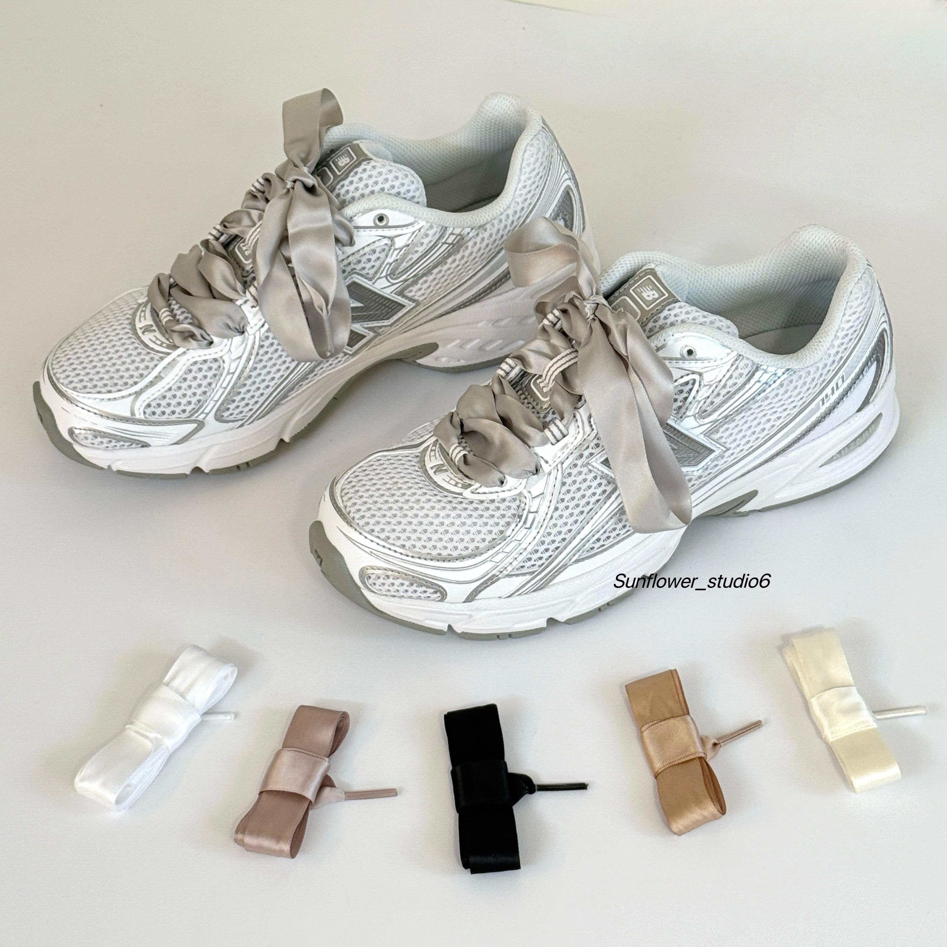 珠光緞帶鞋帶 絲綢面 寬鞋帶 芭蕾風 珠光色 多色 (任買兩件711免運)/預購  (購物車加購比較便宜)