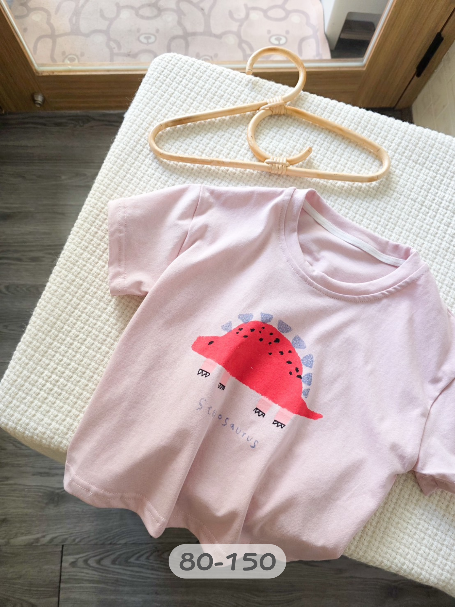 粉色恐龍 短袖上衣