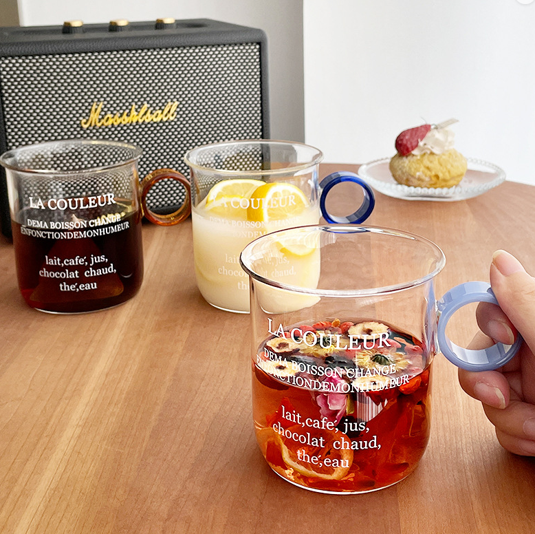 《5785》創意字母玻璃杯(400ml)