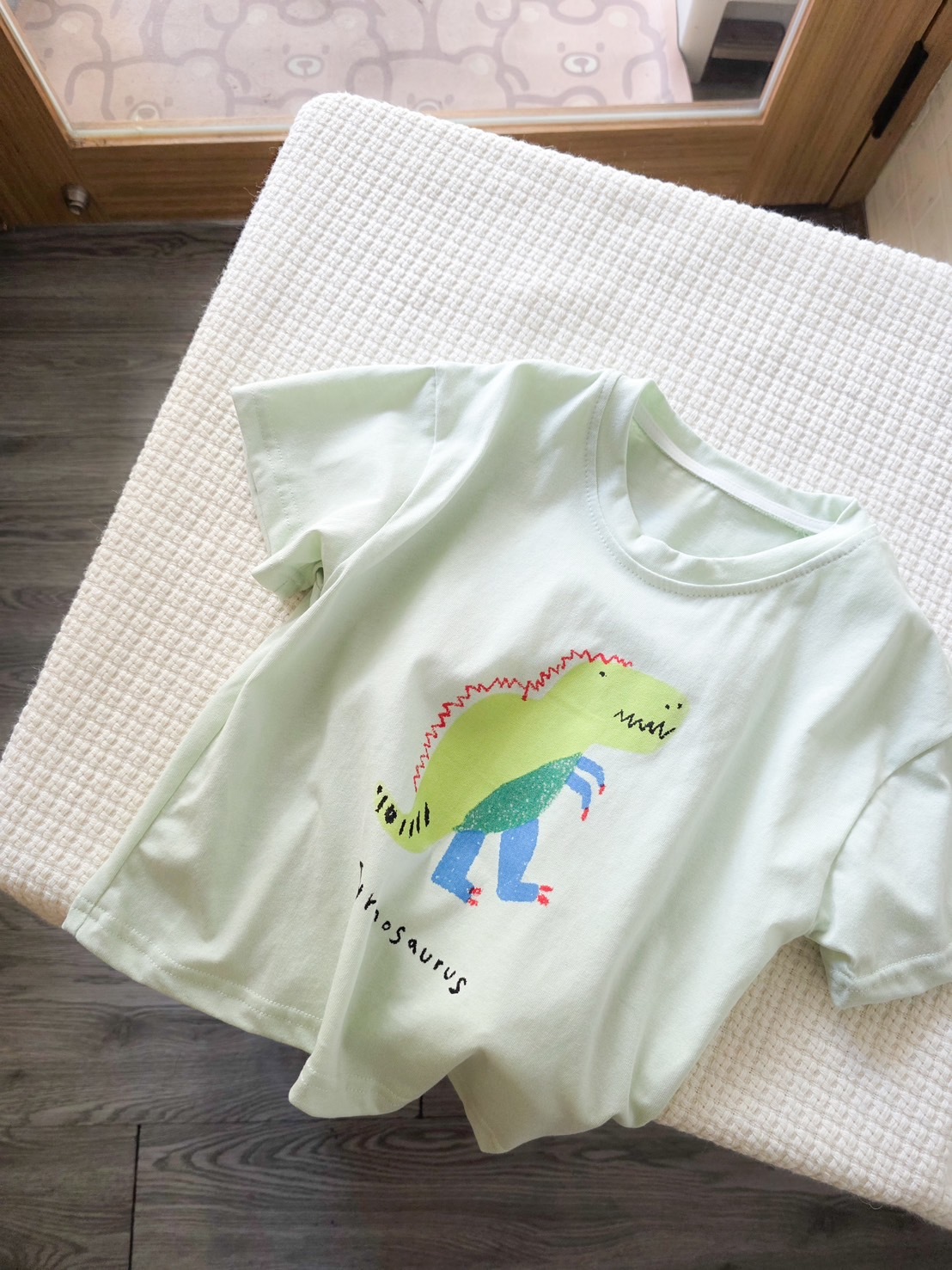 淺綠恐龍 短袖上衣