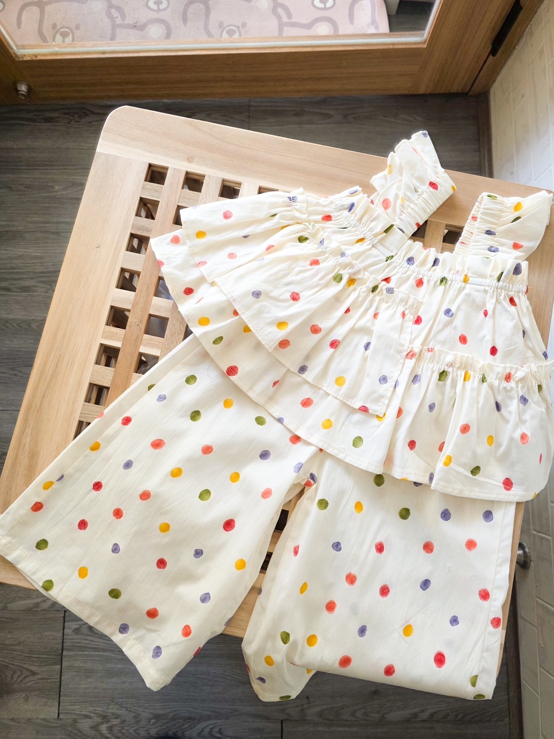 米色彩點點 套裝2件組