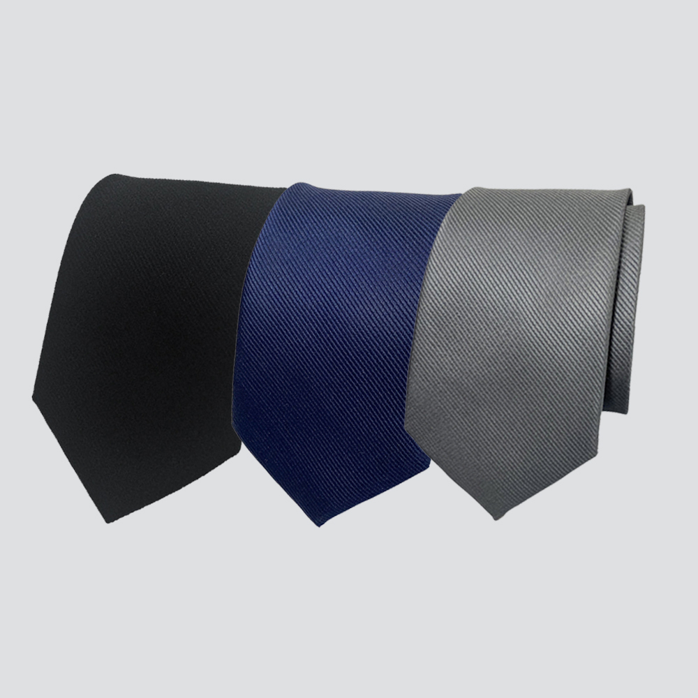 7公分拉鍊自動領帶-三色
