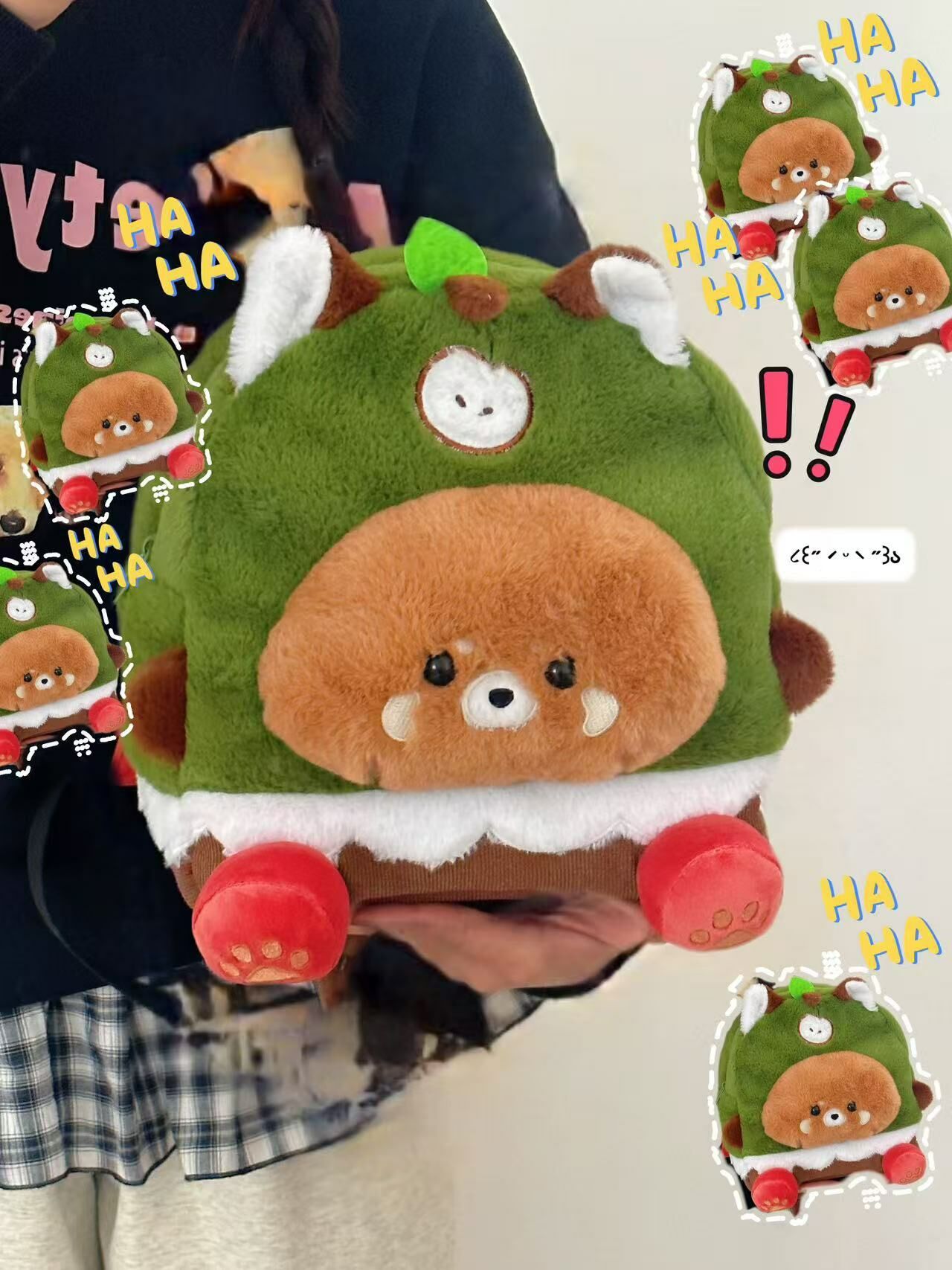 Otter Apple Tree Plush Backpack
