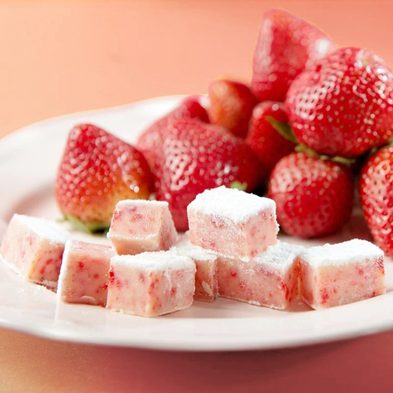 【含餡】草莓生巧克力