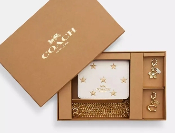 [S] COACH CW963 BXD MN WLT ON CHN,IM/CHALK MULTI, 196395553112 (SCO1071)