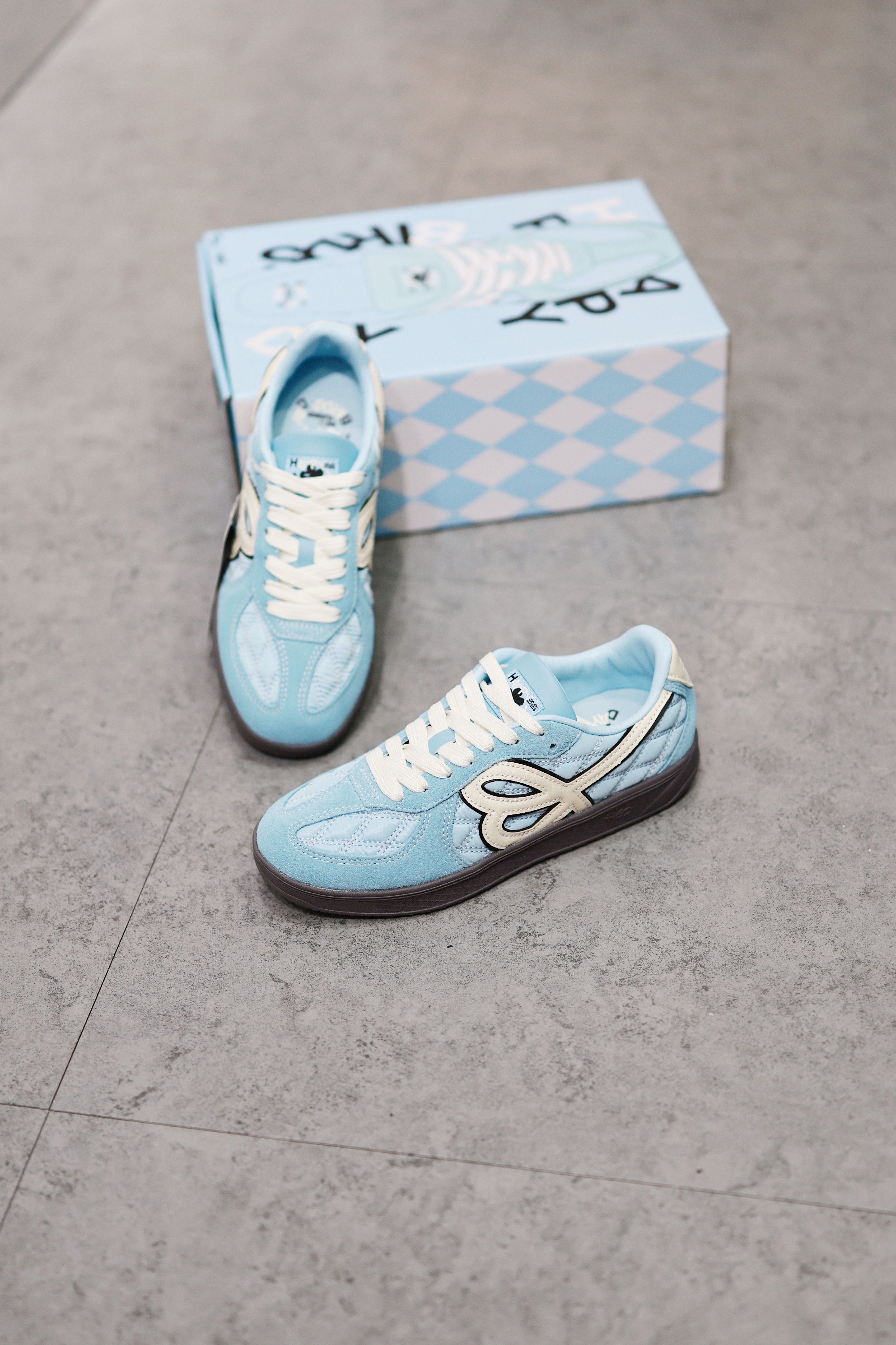 HBD x We Flower 小花鞋休閒鞋AESPA 同款 SKY BLUE