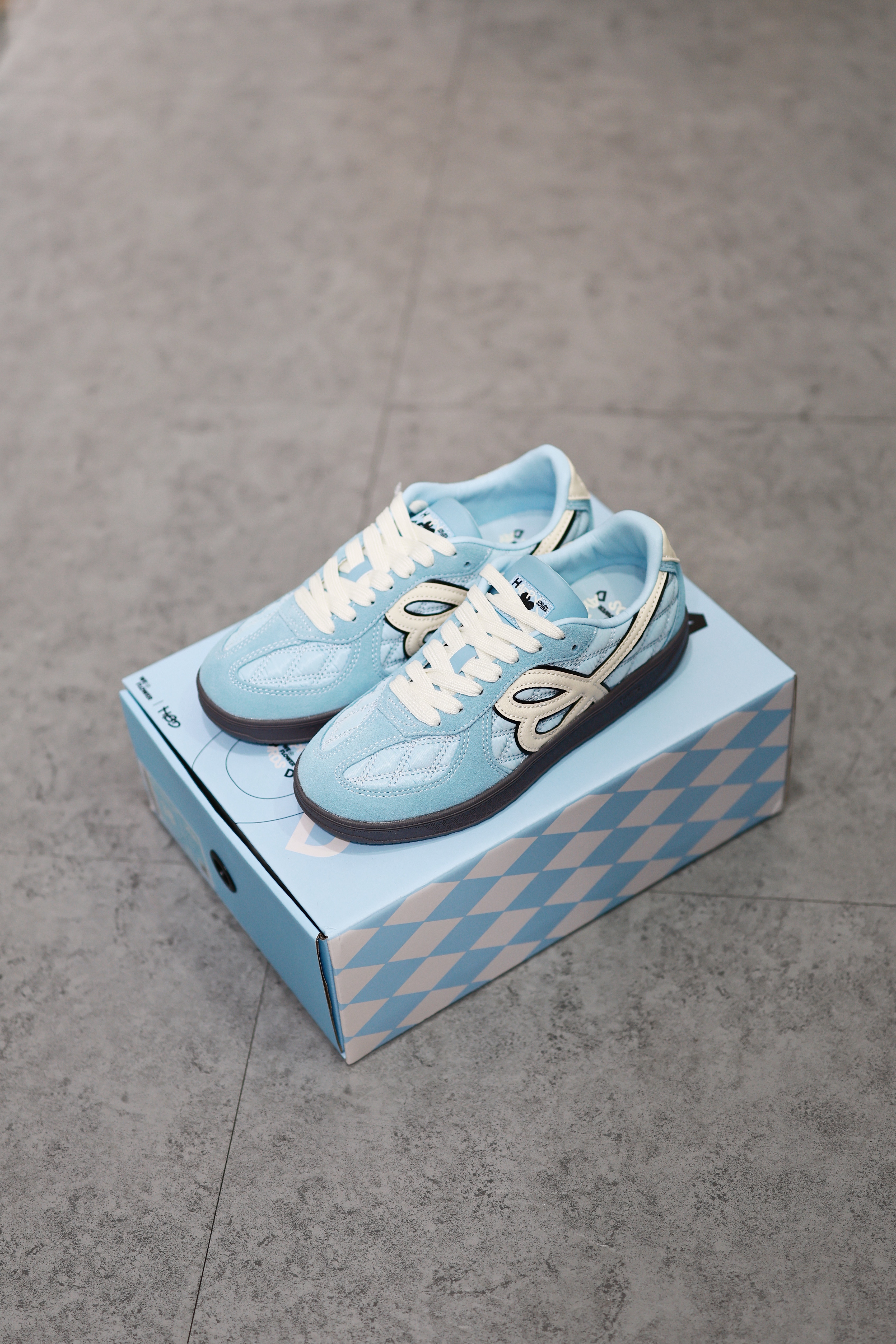 HBD x We Flower 小花鞋休閒鞋AESPA 同款 SKY BLUE