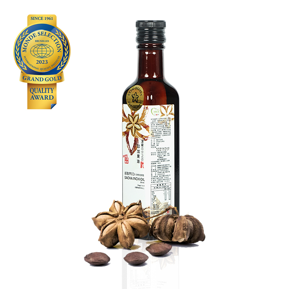 【印奇果】100%頂級印加果油250mlx1瓶(Omega369/星星果油/樹上黃金魚油/素食可)(結帳再享9折優惠)