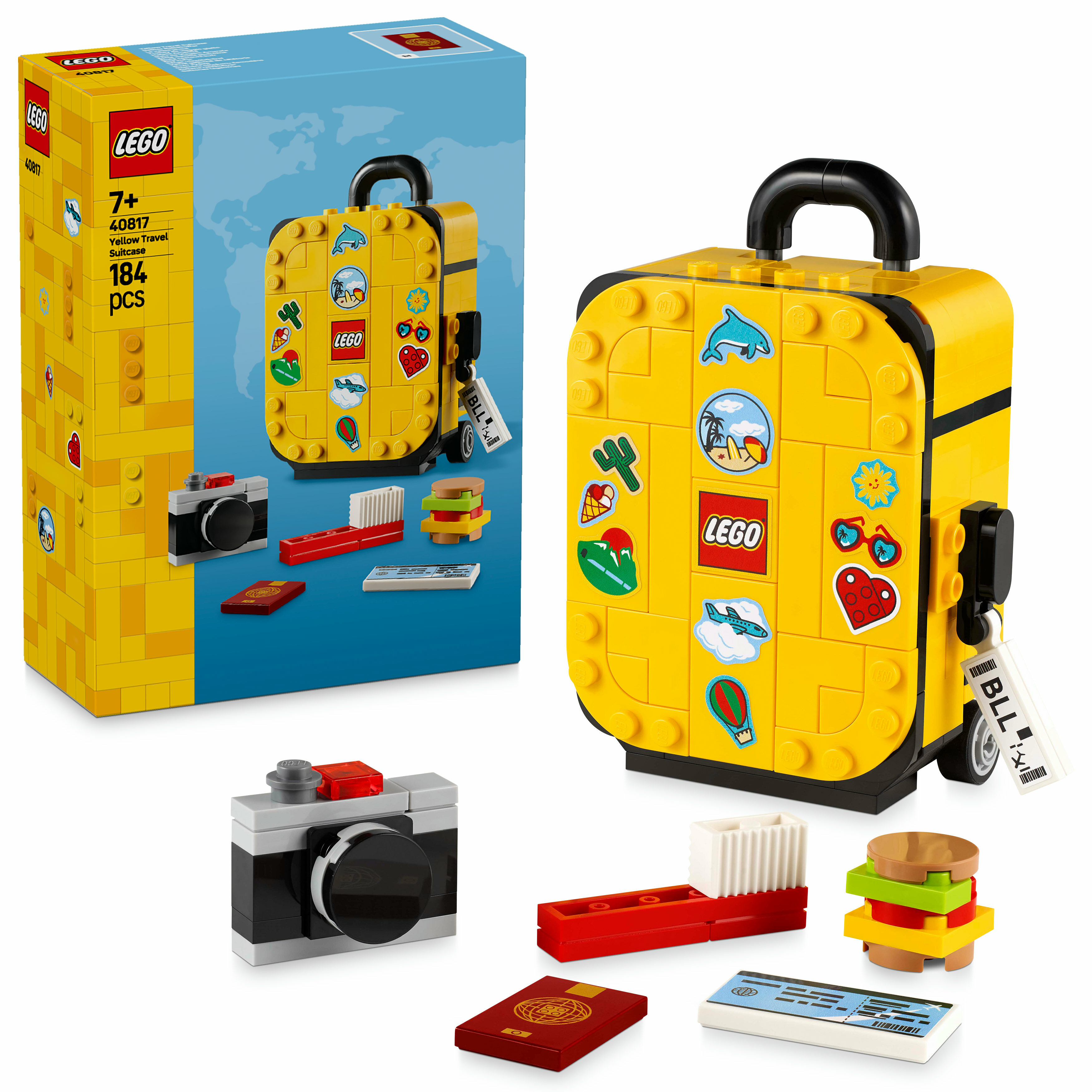 40817 黃色旅行箱