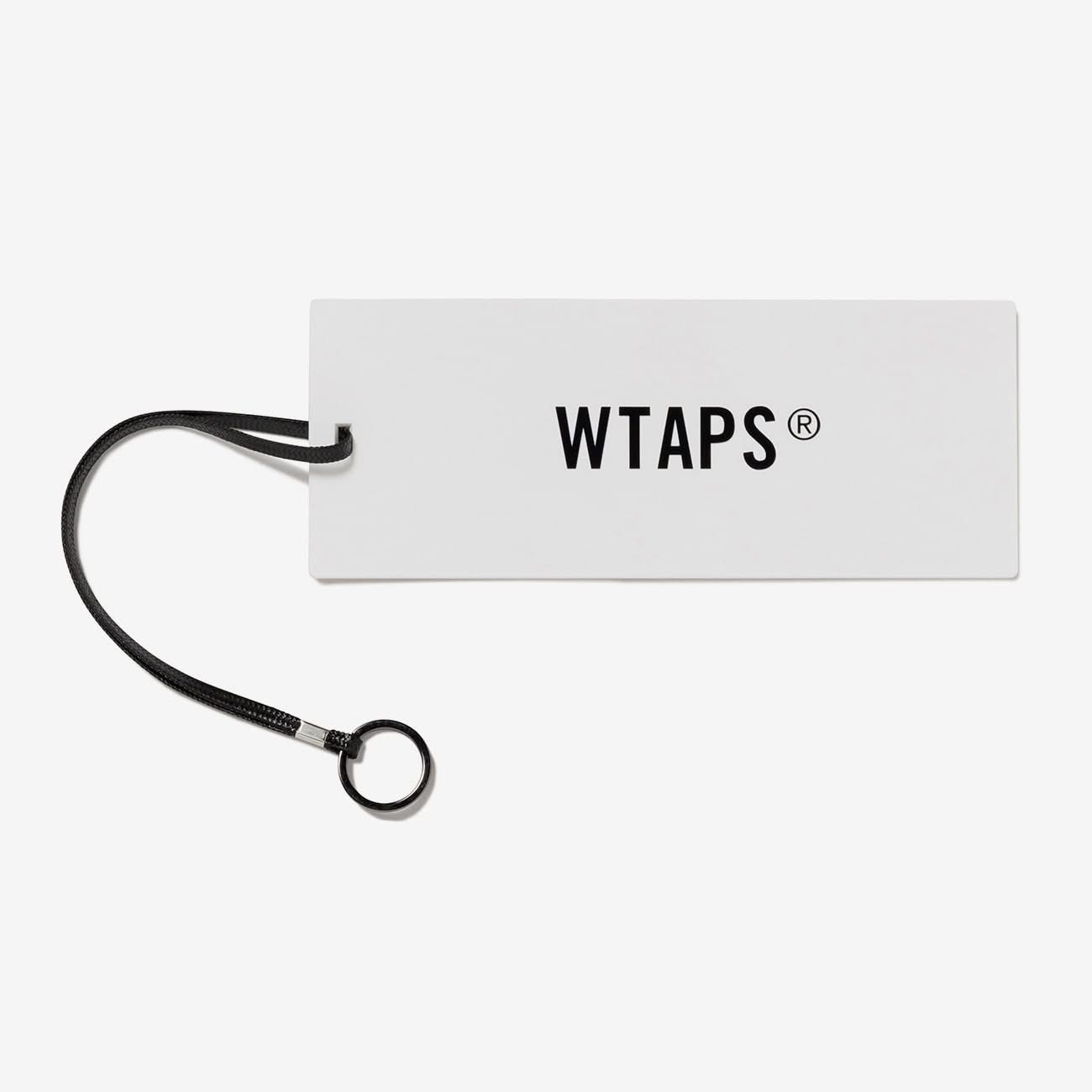 -(C018)-WTAPS KEYCHAIN KEY HOLDER 吊牌 鑰匙圈 白色-251VEDT-AC01