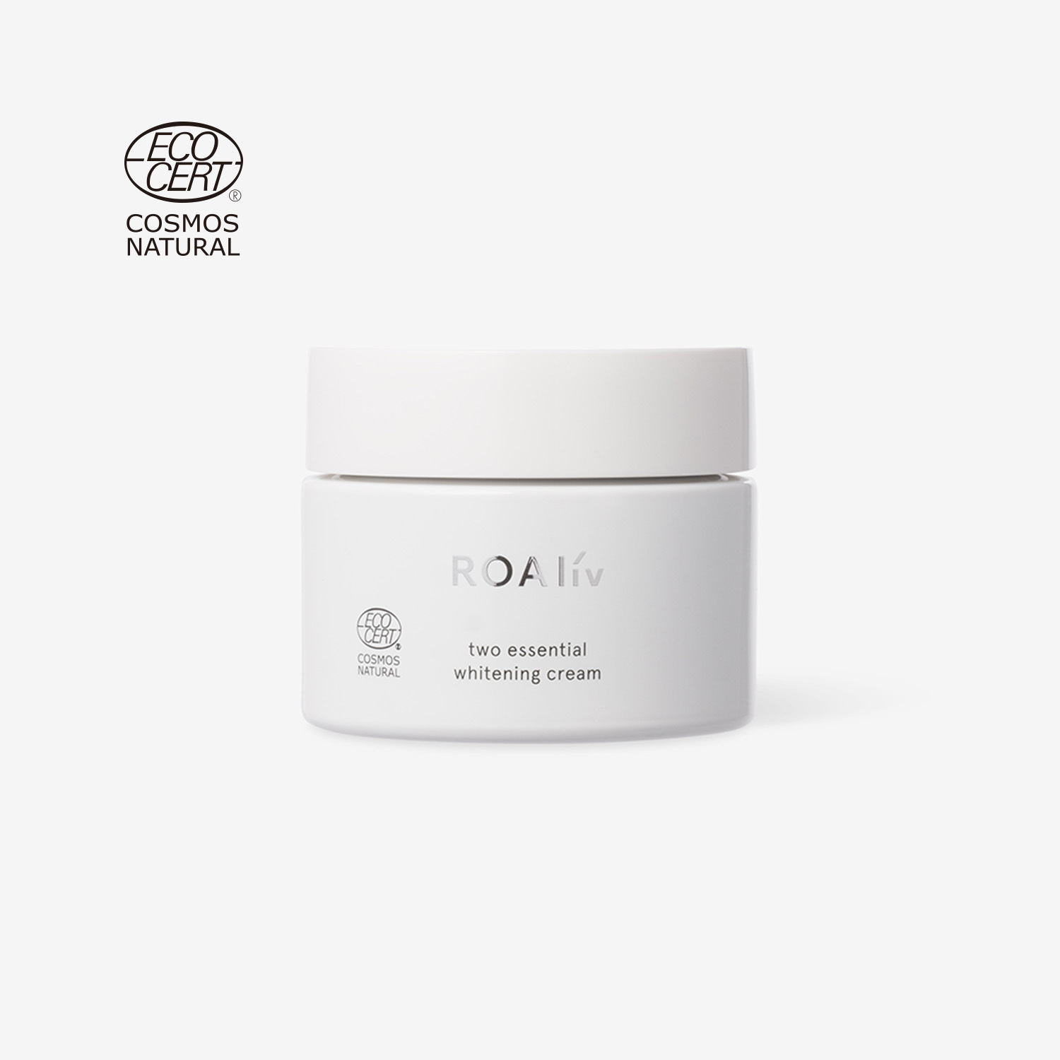 ROAliv Two Essential Whitening Cream S (Cosmos Certified) 50g