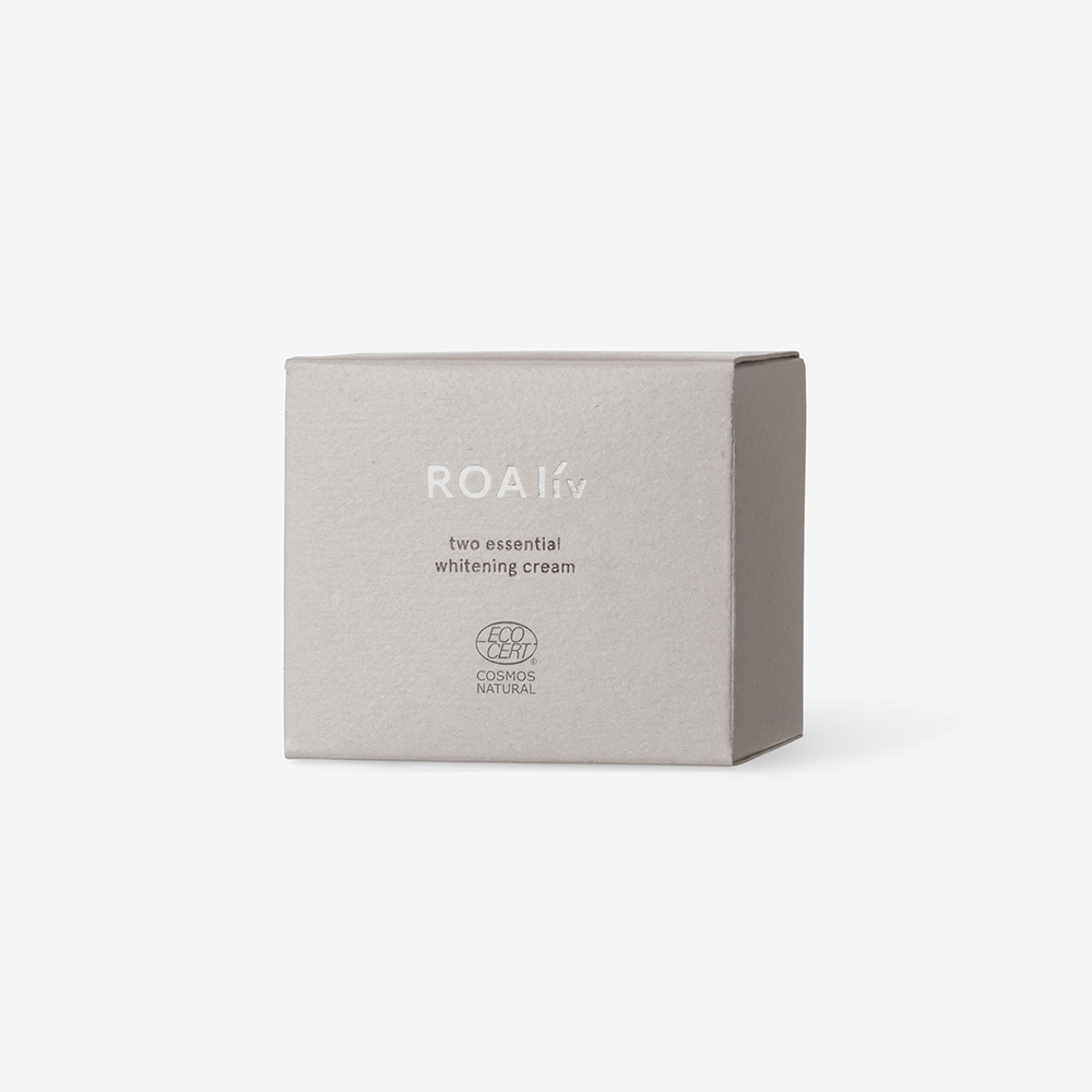 ROAliv Two Essential Whitening Cream S (Cosmos Certified) 50g