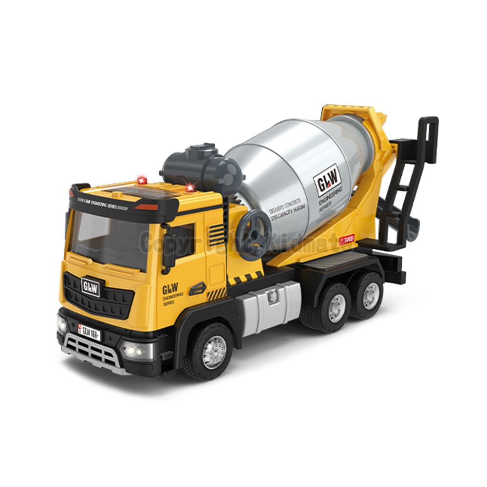 《 KIDMATE 》 1:40 合金迴力水泥車