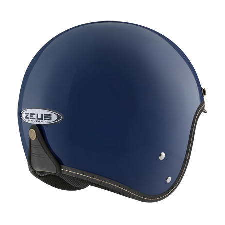 ZEUS ZS-388A 珍珠深藍灰 素色 四分之三 半罩式  內墨片 復古帽