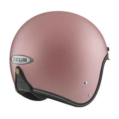 ZEUS ZS-388A 抗刮消光玫瑰金 素色 四分之三 半罩式  內墨片 復古帽