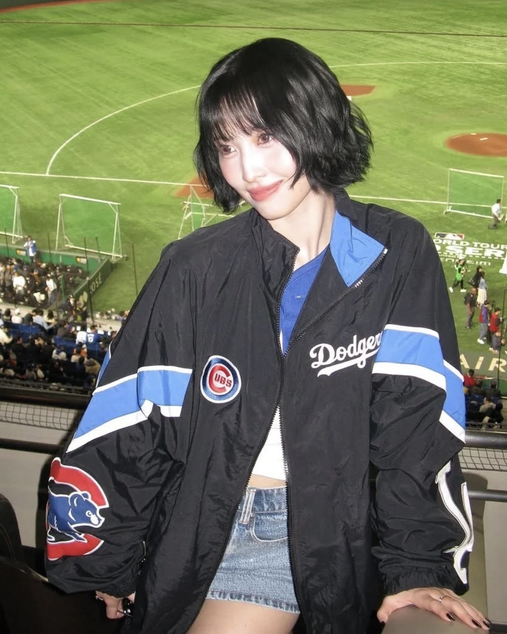 #預購 日本限定 MLB TOKYO SERIES 2025 拼接配色 尼龍夾克外套 兩色