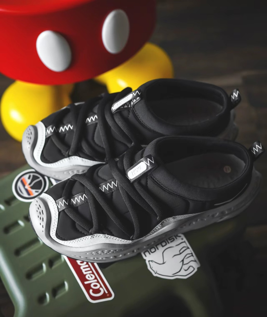 KTQ STORE ‧ HOKA ONE ONE ORA Primo 休閒鞋涼鞋黑灰 1141570-BBNB