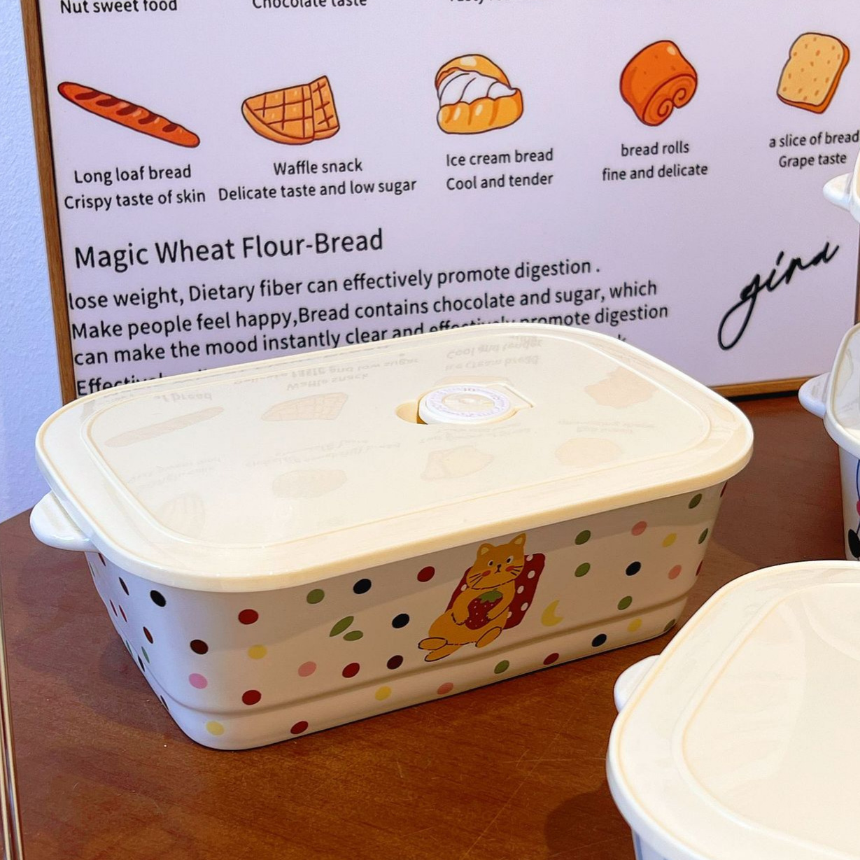 《5786》可愛動物陶瓷便當盒