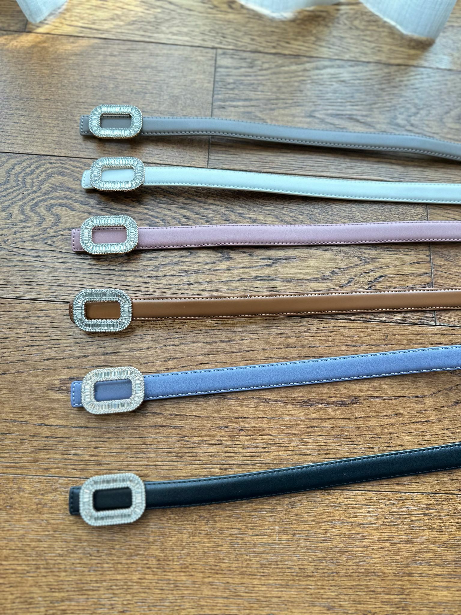 真皮閃石扣皮帶