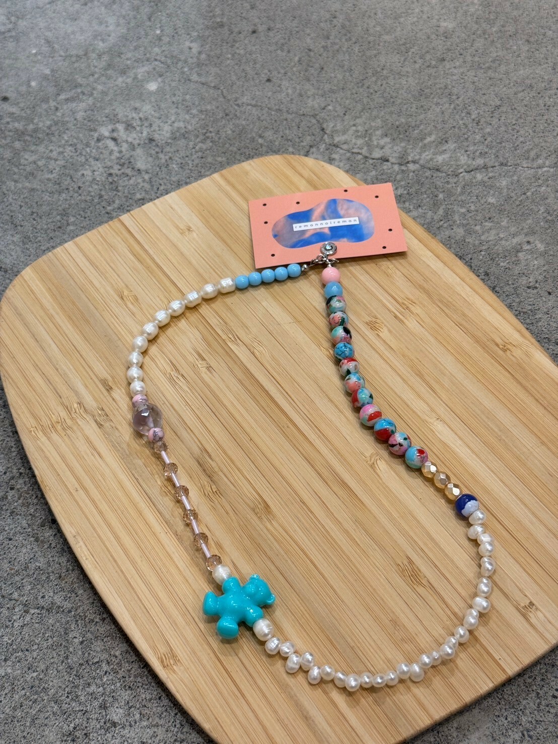 [remonnoiremon] 淡水珍珠串珠項鍊 | remon69