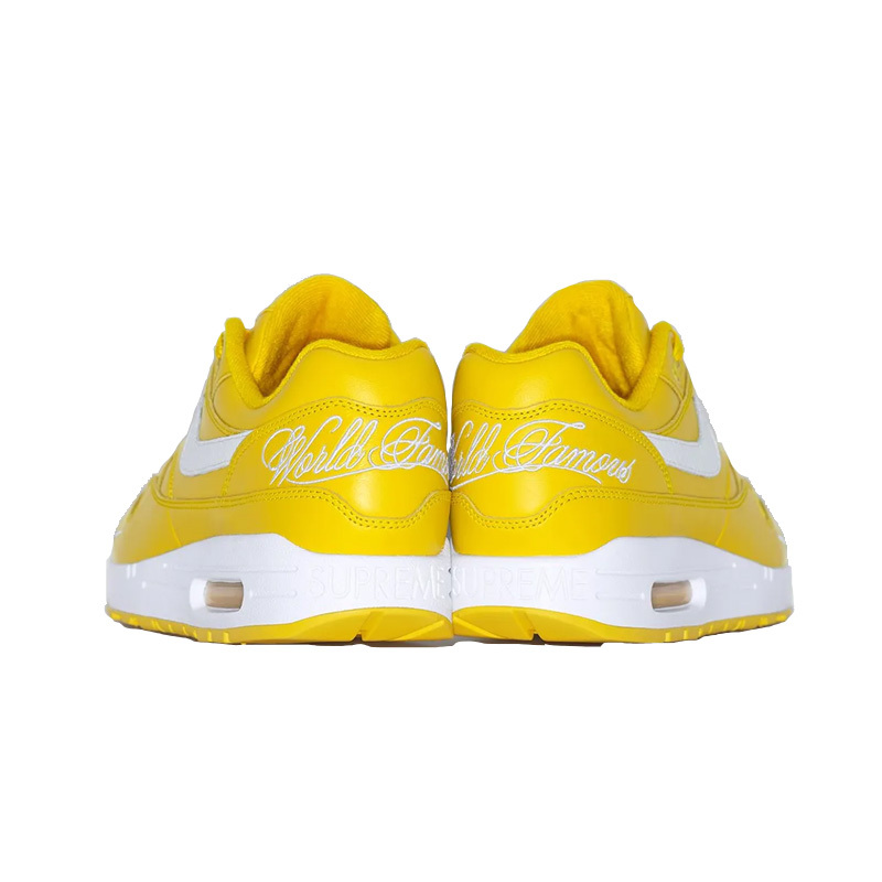 Supreme x Nike Air Max 1 '87 "Speed Yellow" 黃色 HF8813-700 [現貨商品]