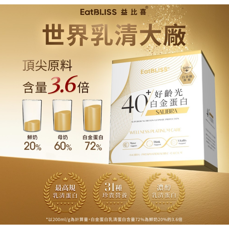 【樂森藥局】Eatbliss 益比喜 好齡白金健體素 (10包/盒)