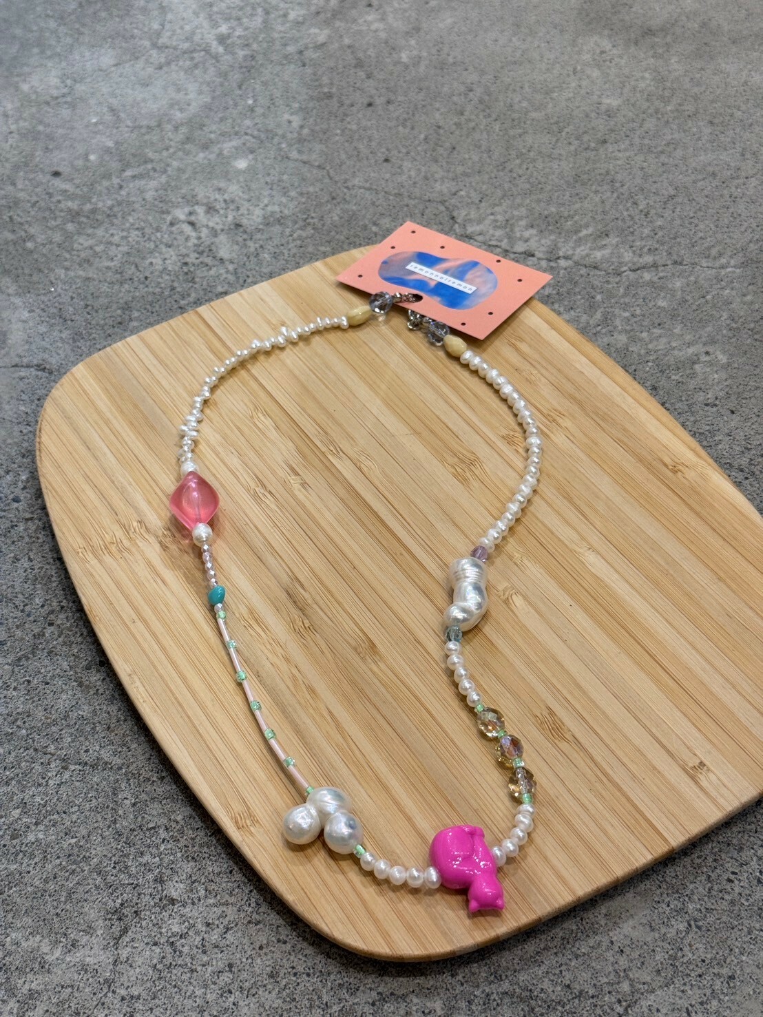 [remonnoiremon] 淡水珍珠串珠項鍊 | remon72