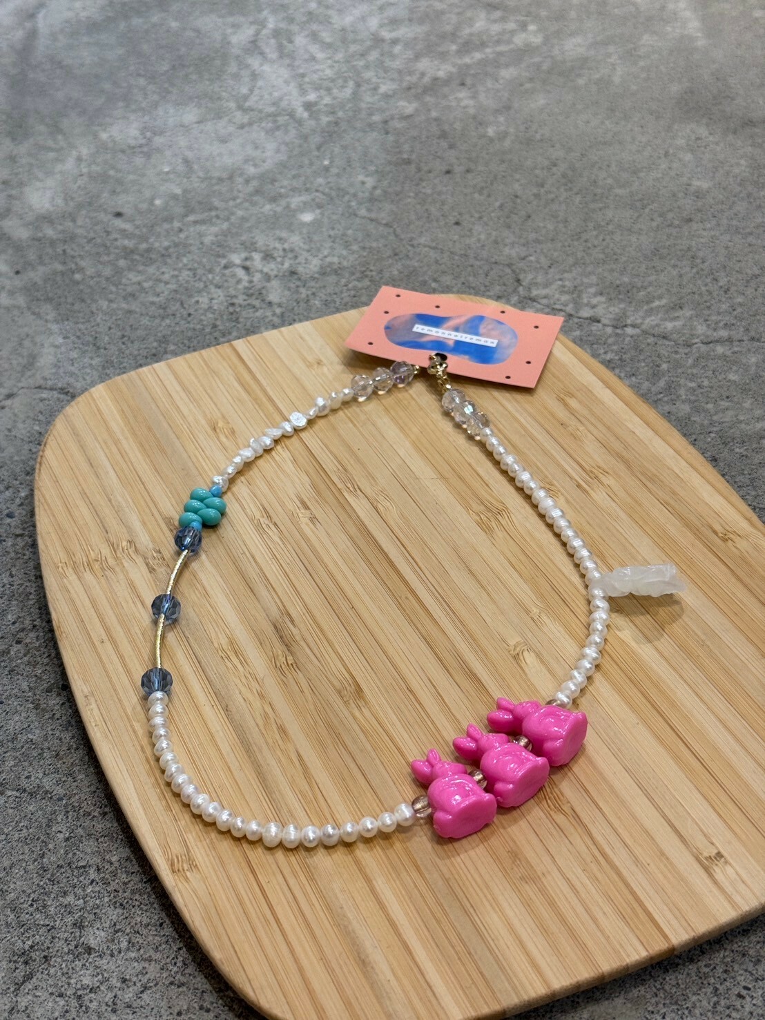 [remonnoiremon] 淡水珍珠串珠項鍊 | remon73