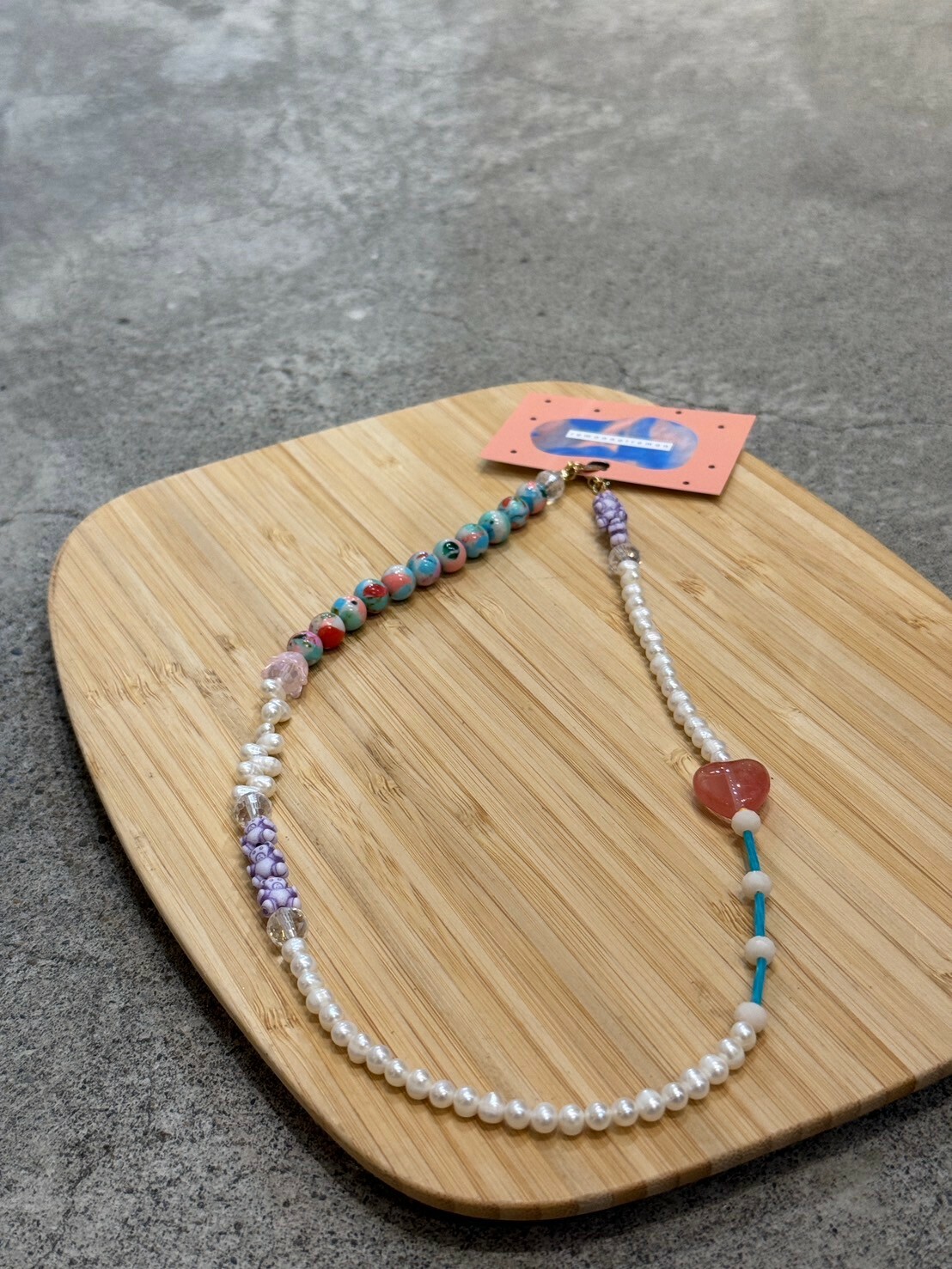 [remonnoiremon] 淡水珍珠串珠項鍊 | remon74