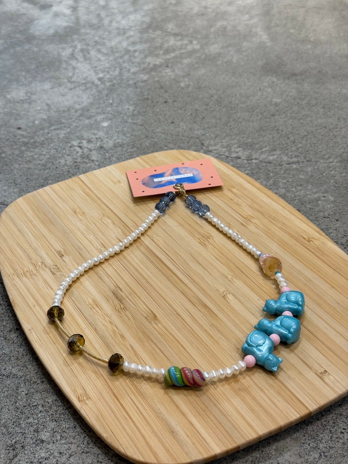 [remonnoiremon] 淡水珍珠串珠項鍊 | remon76