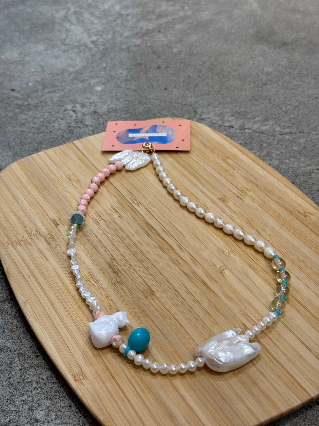 [remonnoiremon] 淡水珍珠串珠項鍊 | remon78