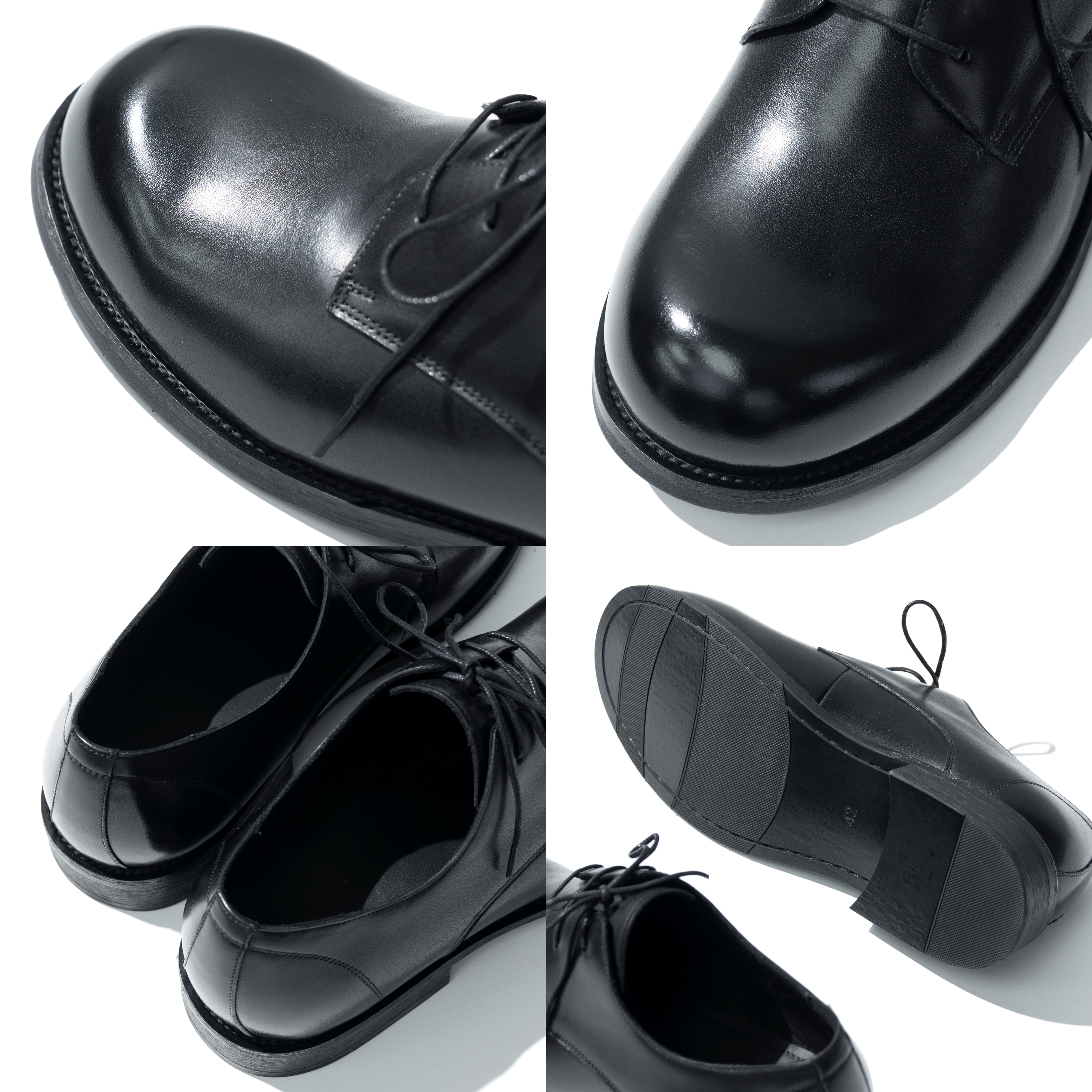 Leather Derby Shoes 牛皮材質 德比鞋 皮鞋 [SS-35]