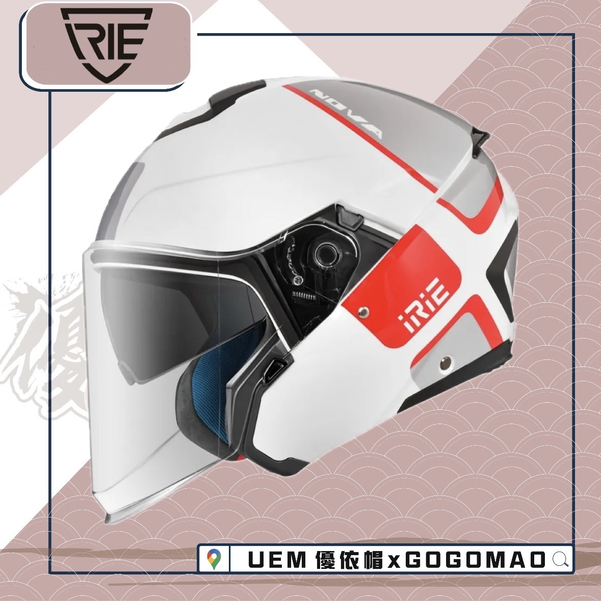 IRIE NOVA BL3 白/紅