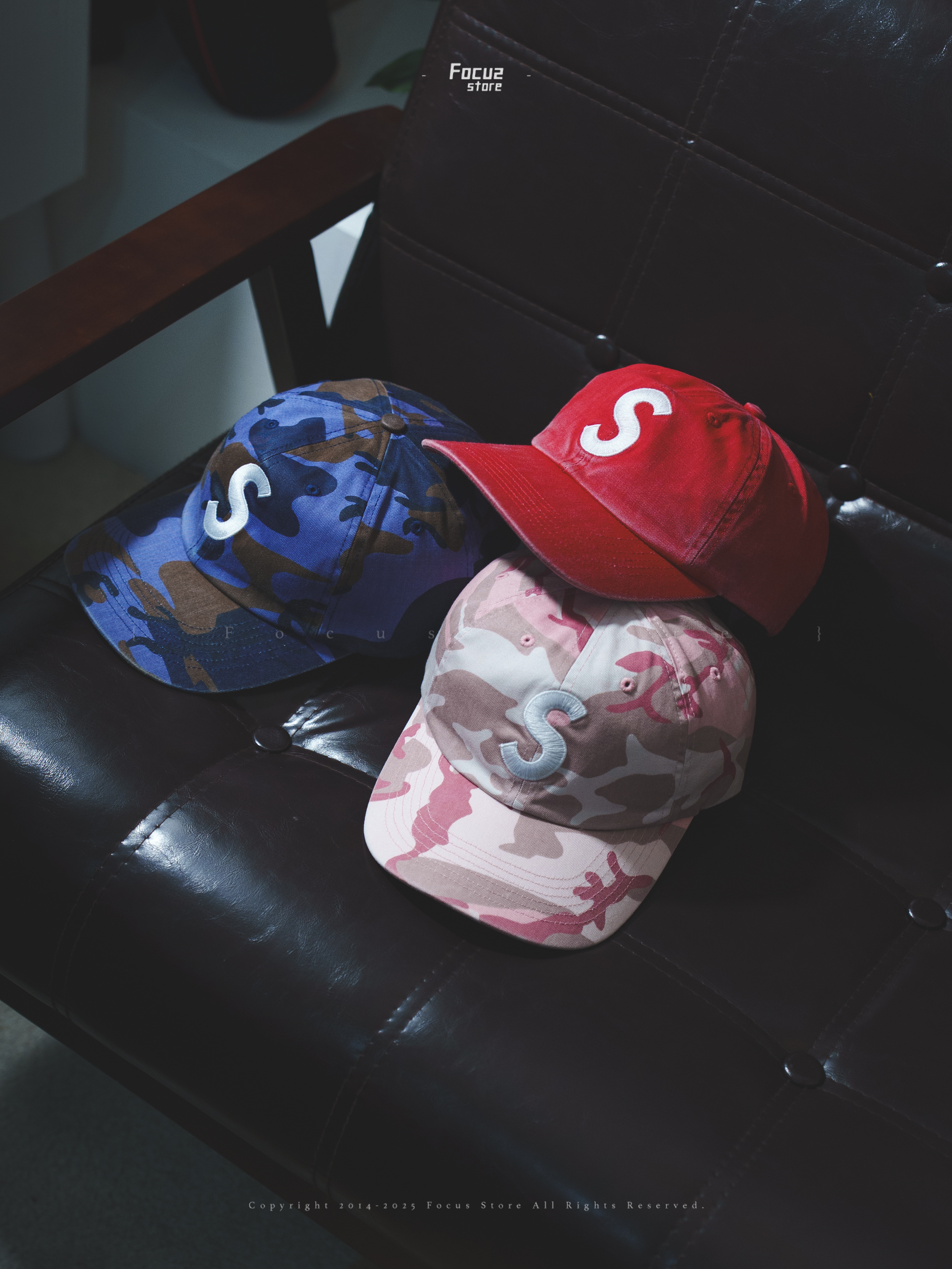 【Focus Store】預購 Supreme SS25 Week2 Pigment Coated S Logo 6-Panel 七色 六分割帽