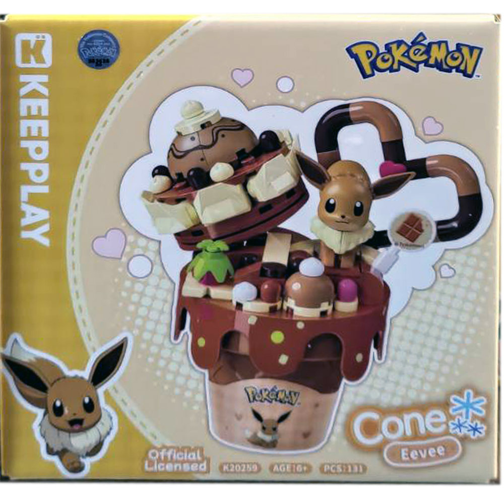 Keepplay積木 寶可夢 甜筒系列 伊布