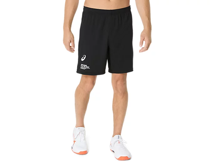 ASICS 男裝排球褲 黑/白色