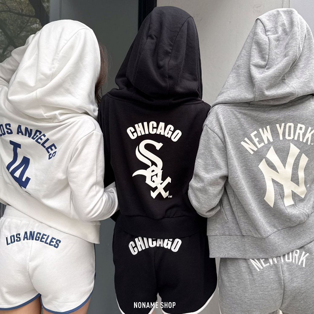 MLB 紐約洋基隊NY 洛杉磯道奇隊LA 芝加哥白襪隊SOX 短版 外套 三色 (女款)