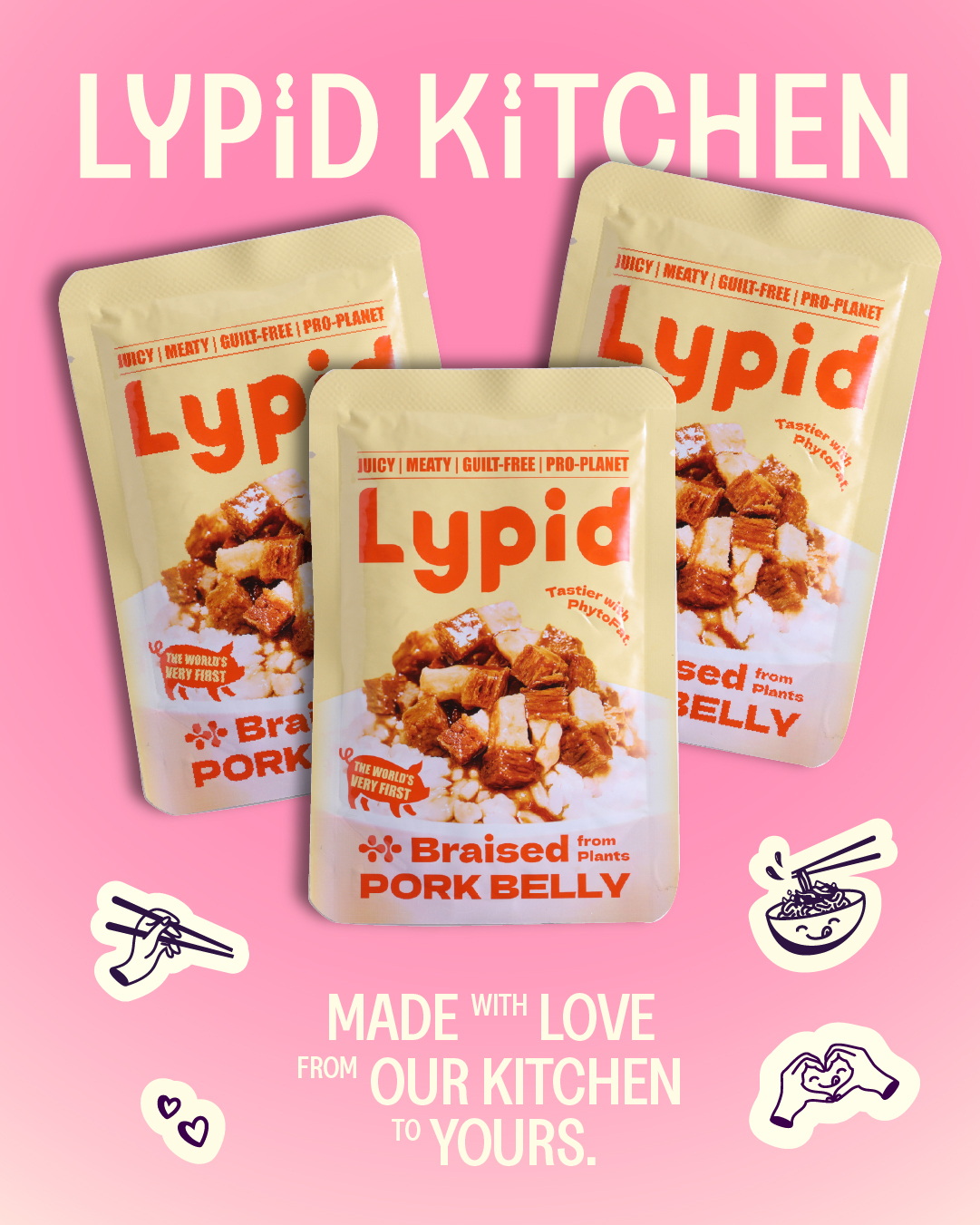 Lypid Kitchen 植物滷肉包 (80g)