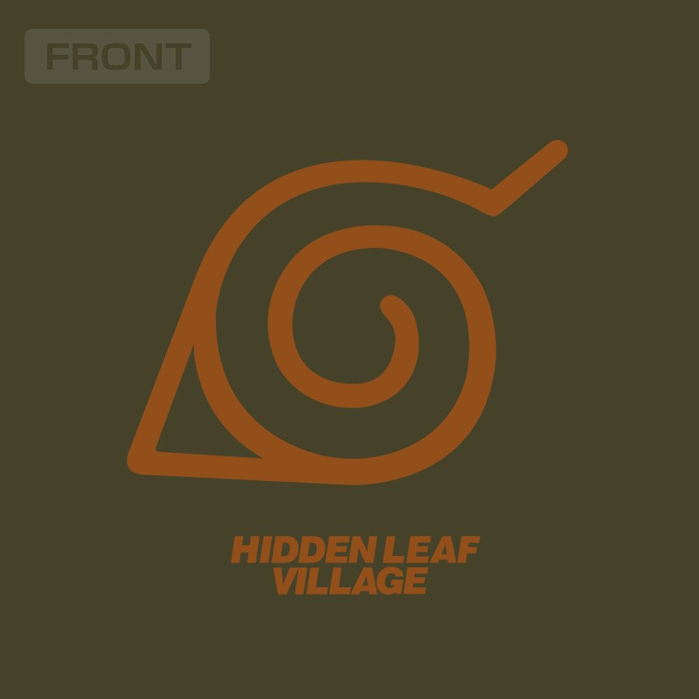 Cospa 0707 木ノ葉隠れの里 ドライTシャツ [NARUTO -ナルト- 疾風伝] OD