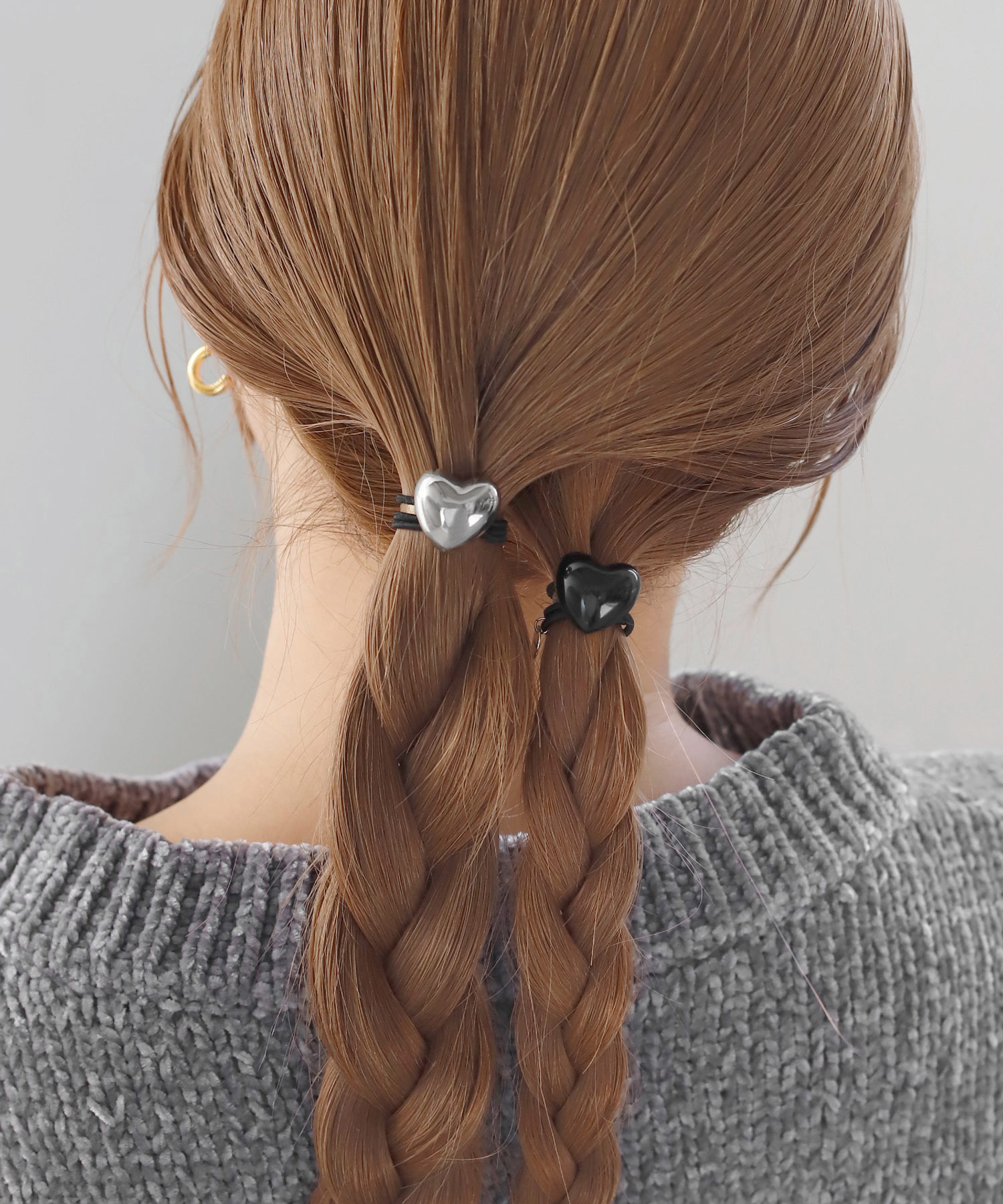 [連線優惠] ANEMONE 愛心造型髮圈（2入組）