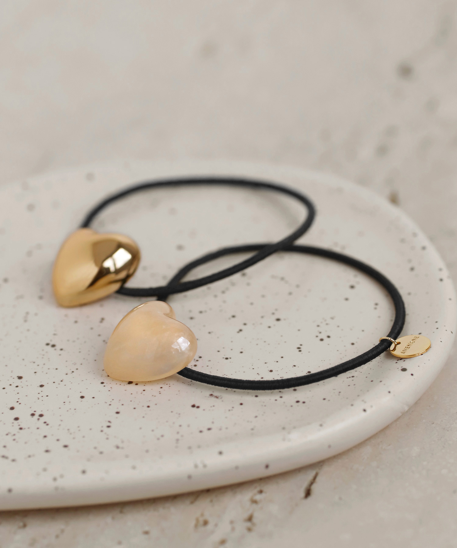 [連線優惠] ANEMONE 愛心造型髮圈（2入組）