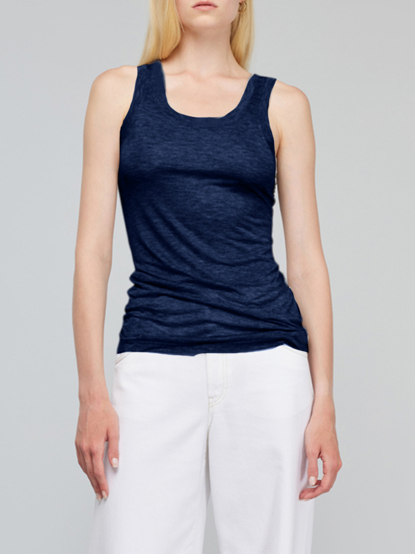 Semicouture 貼身經典背心(深藍)