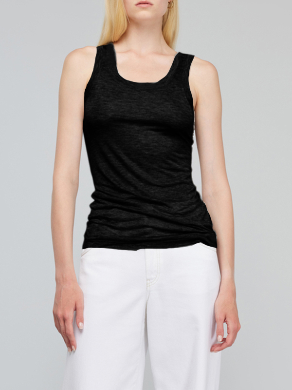 Semicouture 貼身經典背心(黑)