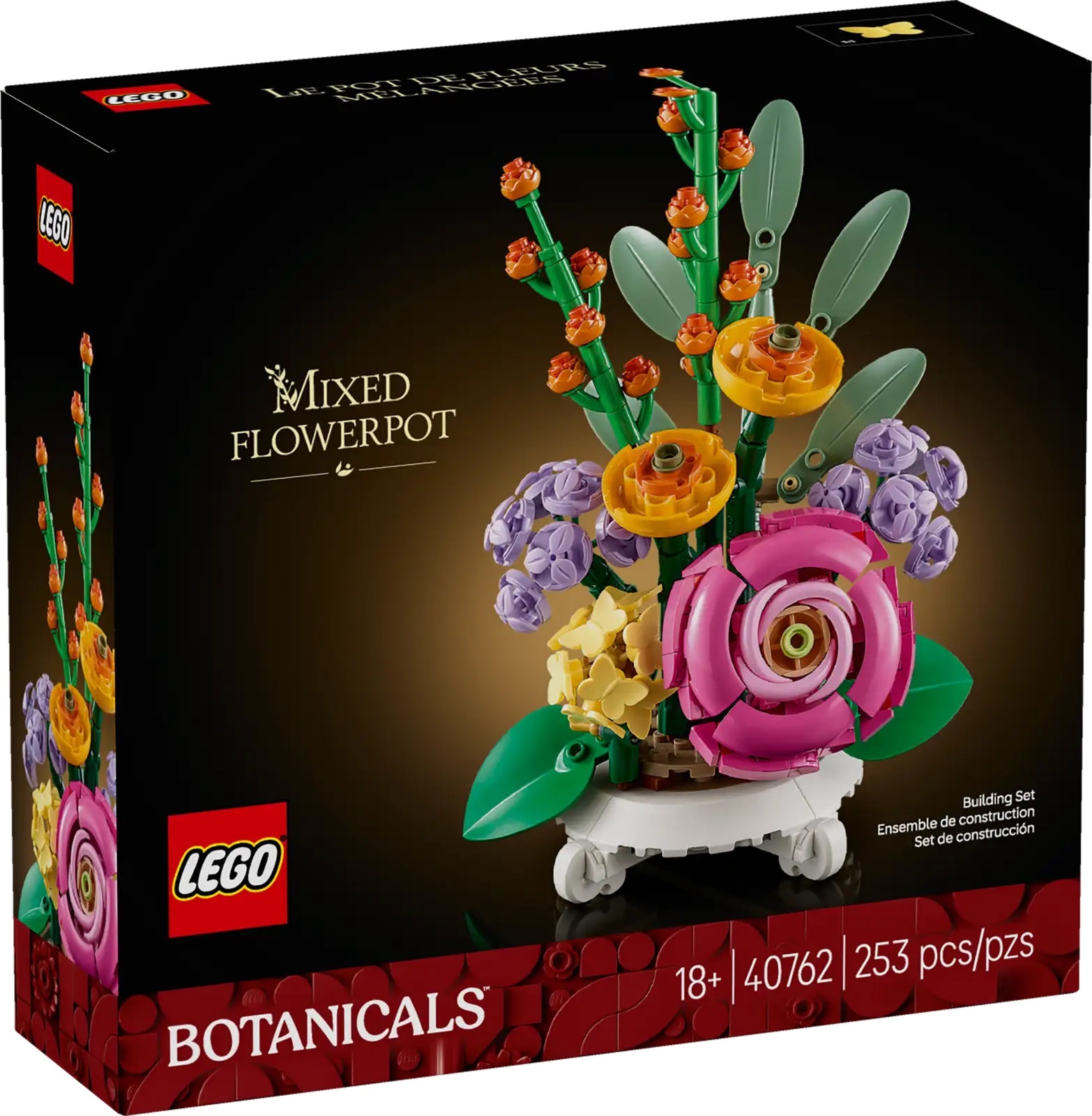 [飛米樂高積木專賣店] LEGO 40762 花藝系列 綜合花盆