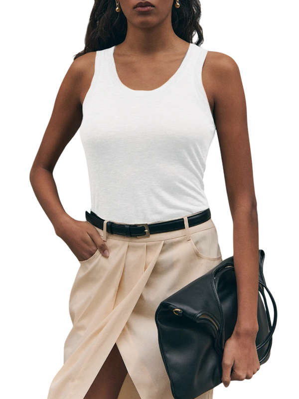 Semicouture 貼身經典背心(白)