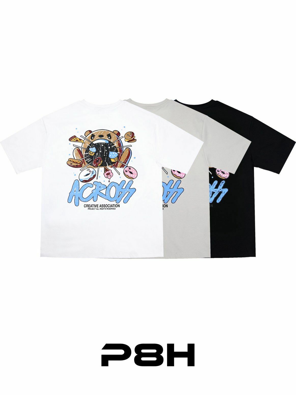 英文字圖案短袖Tee PLUS82HIYA-127T