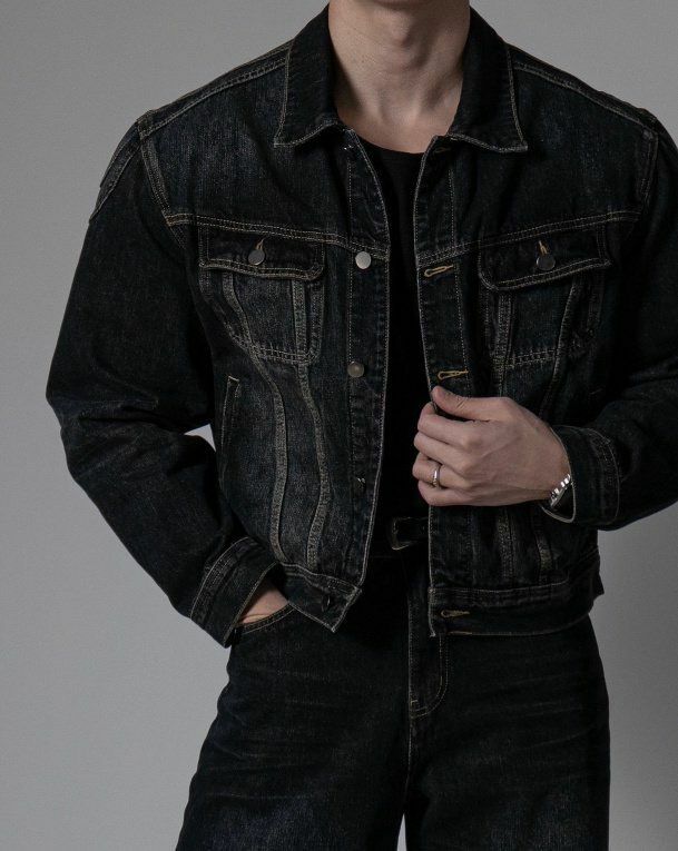 洗水牛仔褸 Lowell-035JK