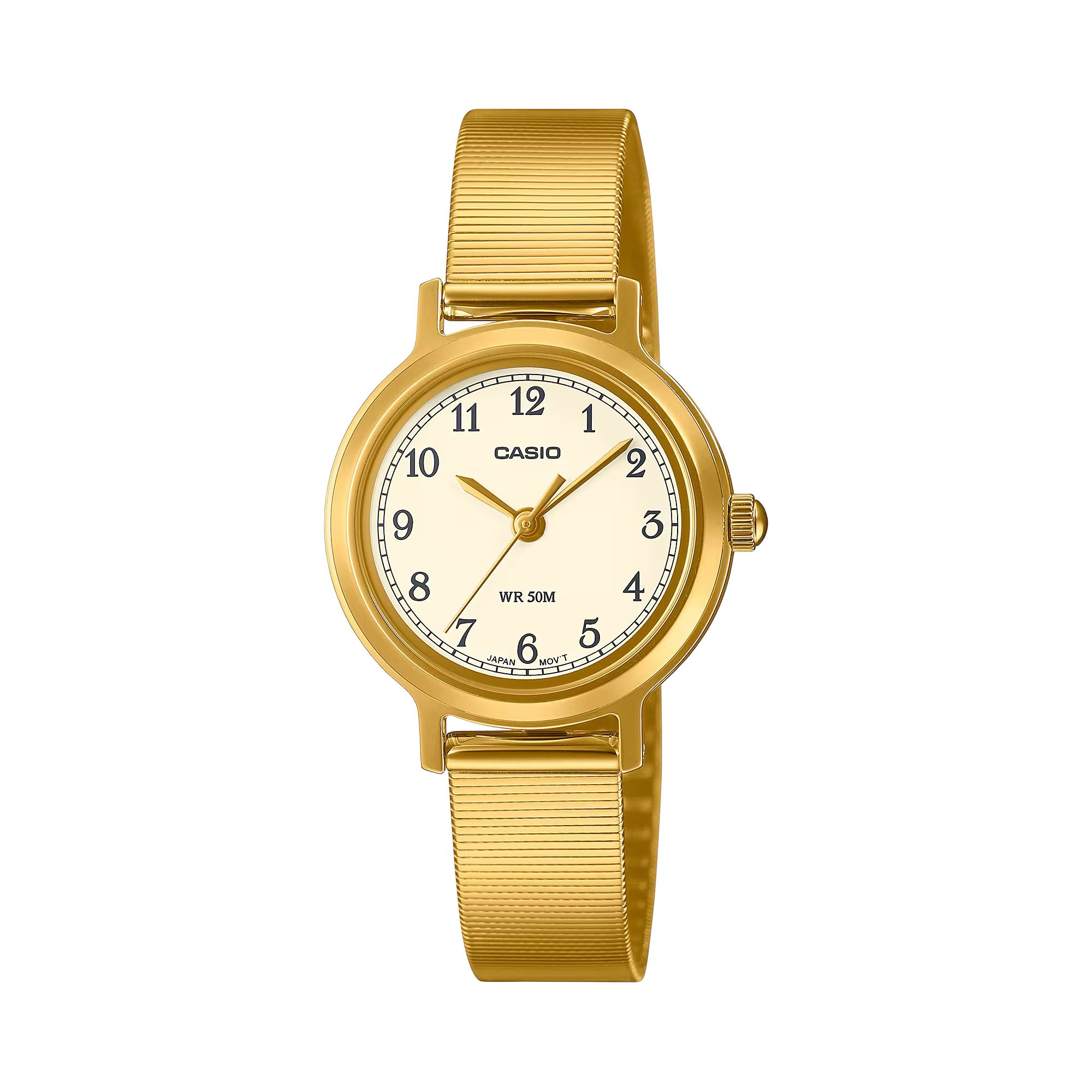 Casio LTP-B170G-9BV 28mm 金色 米黃面 女裝石英錶