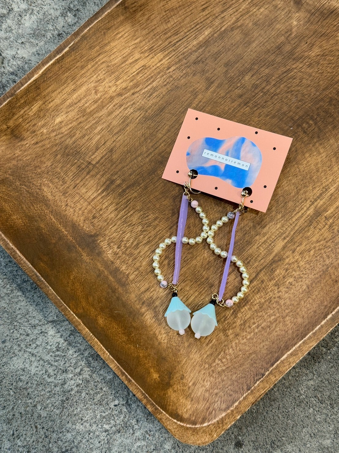 [remonnoiremon] 魯冰花耳環 | remon90