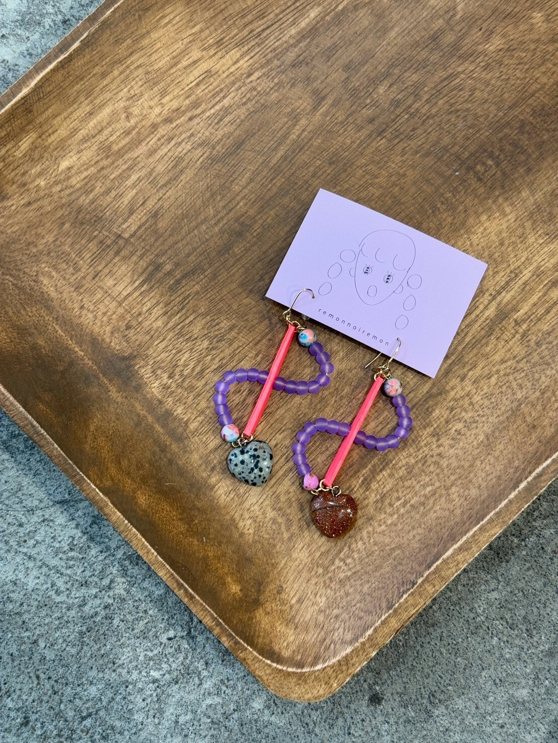 [remonnoiremon] 魯冰花耳環 | remon92